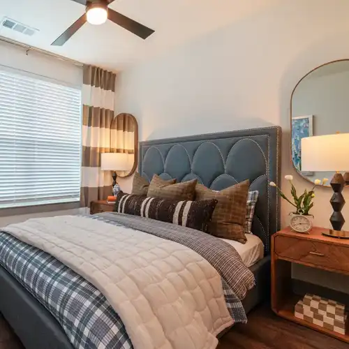 professionaly decorated bedroom